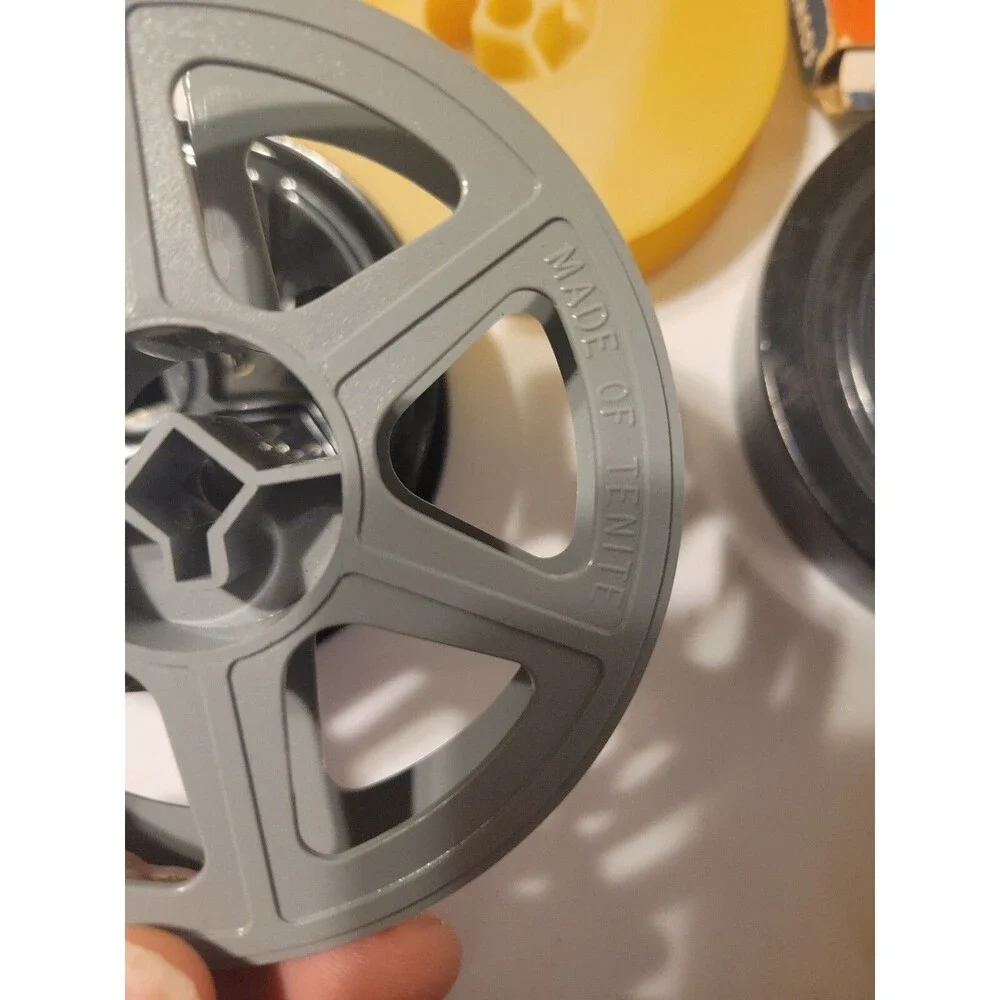 8 Vintage 16mm??? Reels Kodak, Agfa, Tenite ++ 3.5 in diameter